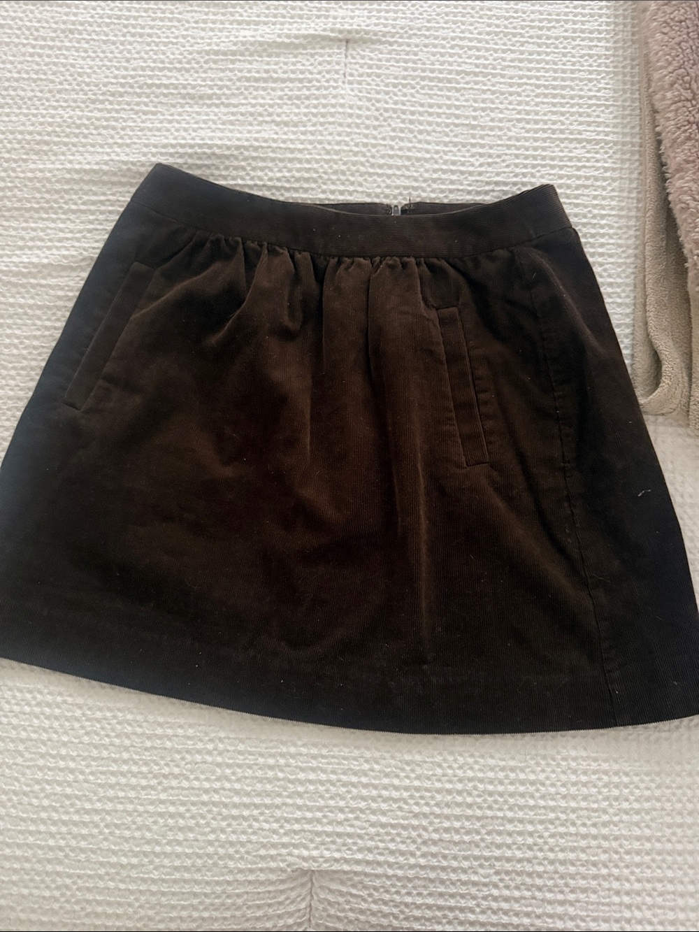 JcrewClassic Brown Corduroy Mini Skirt